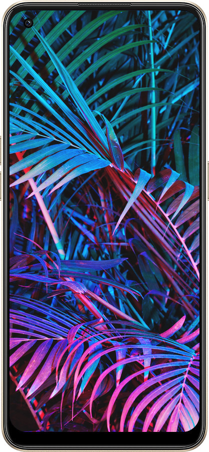 Силиконовый чехол Папоротник под ультрафиолетом для Oppo Reno8 5G - 4069u-2614 изображение 