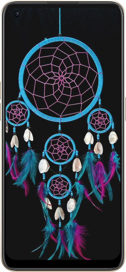 Силиконовый чехол Ловец снов для Oppo Reno8 5G - 4070u-2614 изображение 