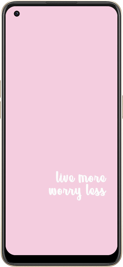 Силиконовый чехол Живи больше для Oppo Reno8 5G - 4347u-2614 изображение 