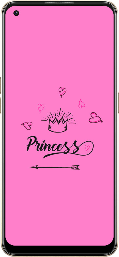 Силиконовый чехол Princess для Oppo Reno8 5G - 4361u-2614 изображение 