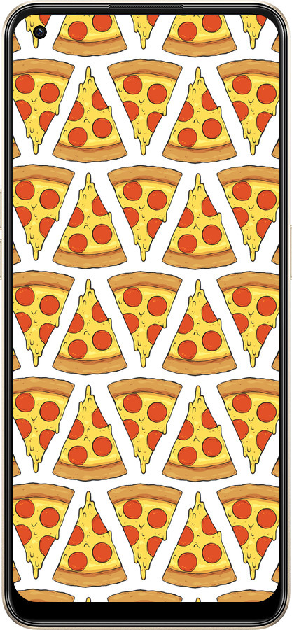 Силіконовий чехол Піца для Oppo Reno8 5G - 4408u-2614 изображение 