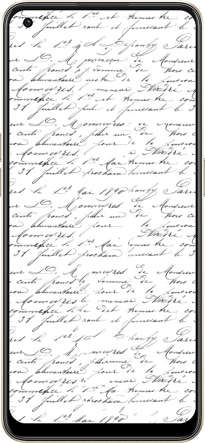 Силіконовий чехол Прописний шрифт  для Oppo Reno8 5G - 4475u-2614 изображение 