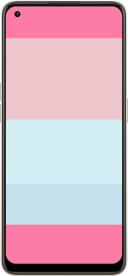 Силиконовый чехол Полосы1 для Oppo Reno8 5G - 4589u-2614 изображение 