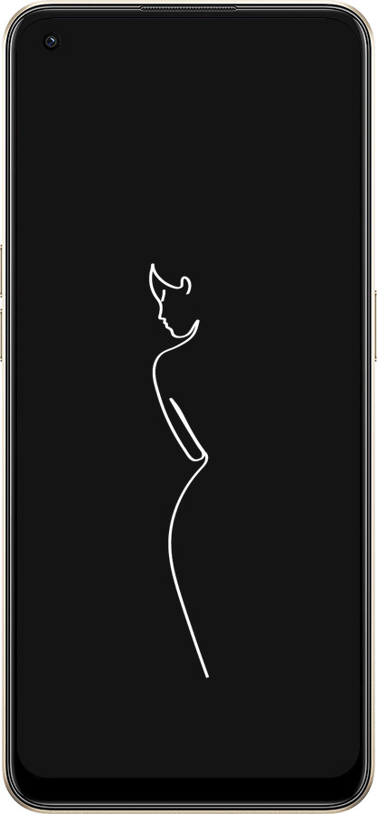 Силиконовый чехол Силуэт1 для Oppo Reno8 5G - 4590u-2614 изображение 