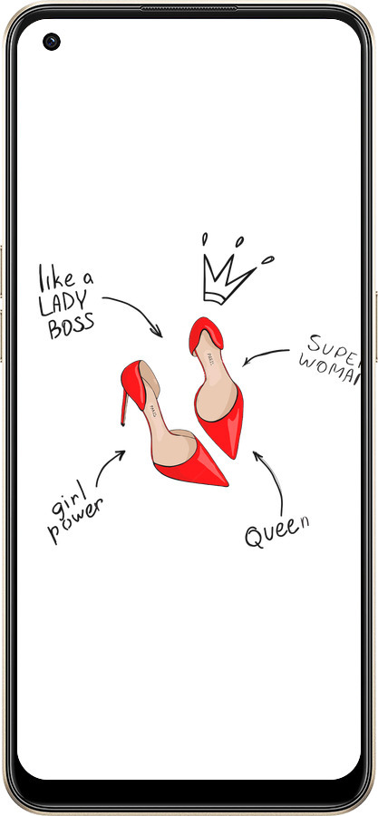 Силіконовий чехол Жінка для Oppo Reno8 5G - 4599u-2614 изображение 