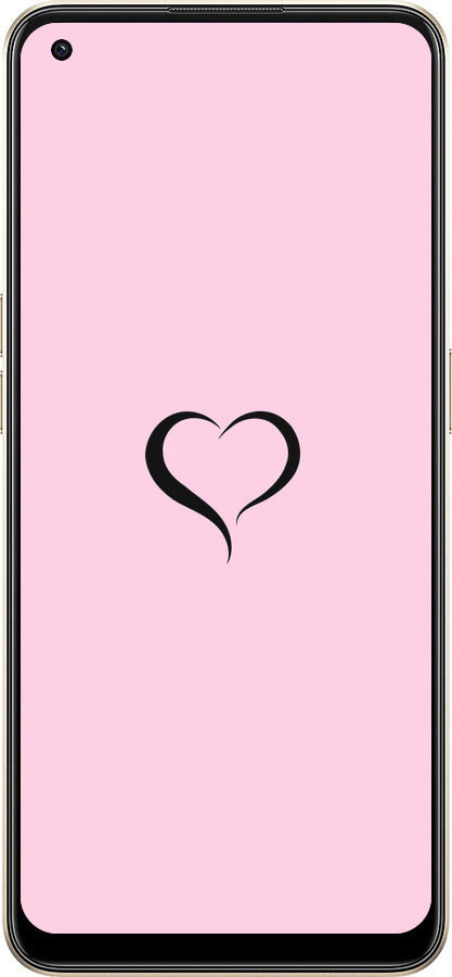 Силиконовый чехол Сердце 1 для Oppo Reno8 5G - 4730u-2614 изображение 