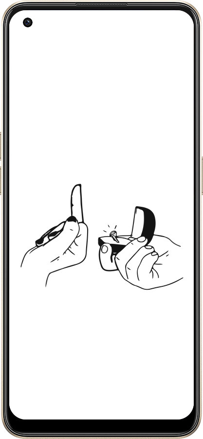 Силіконовий чехол Пропозиція для Oppo Reno8 5G - 4898u-2614 изображение 