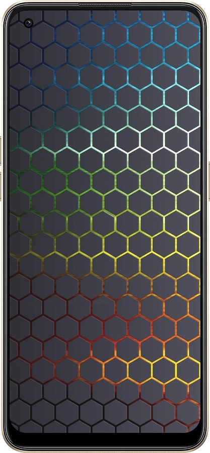 Силиконовый чехол Переливающиеся соты для Oppo Reno8 5G - 498u-2614 изображение 