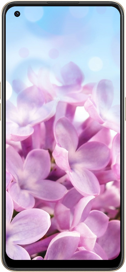 Силиконовый чехол Сирень для Oppo Reno8 5G - 527u-2614 изображение 
