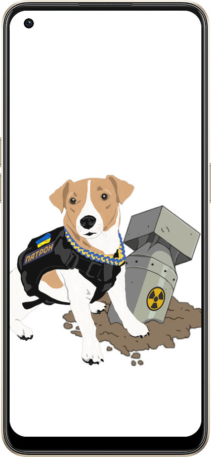 Силіконовий чехол Патрон v2 для Oppo Reno8 5G - 5321u-2614 изображение 