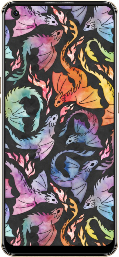 Силиконовый чехол № 5416 для Oppo Reno8 5G - 5416u-2614 изображение 