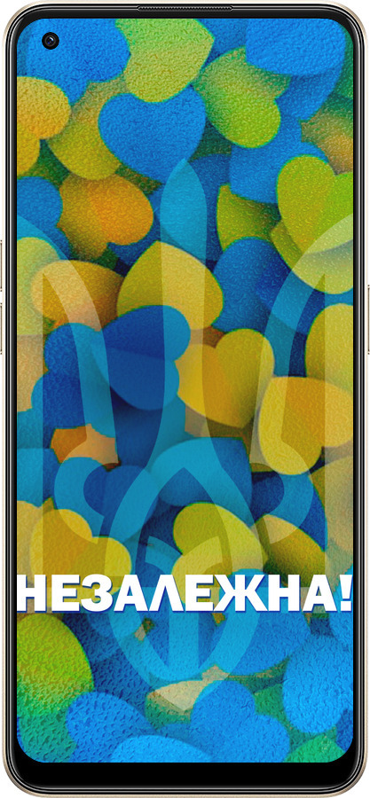 Силиконовый чехол Незалежна для Oppo Reno8 5G - 5447u-2614 изображение 