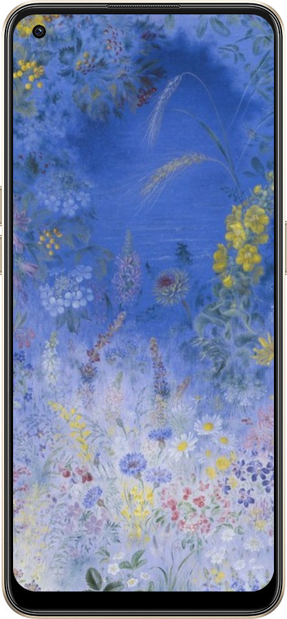 Силиконовый чехол Билокур для Oppo Reno8 5G - 5908u-2614 изображение 