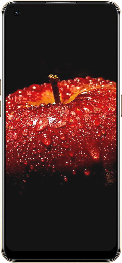 Силиконовый чехол Яблоко для Oppo Reno8 5G - 6022u-2614 изображение 