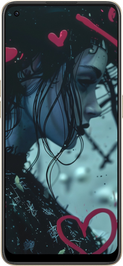 Силиконовый чехол XO Love v2 для Oppo Reno8 5G - 6057u-2614 изображение 