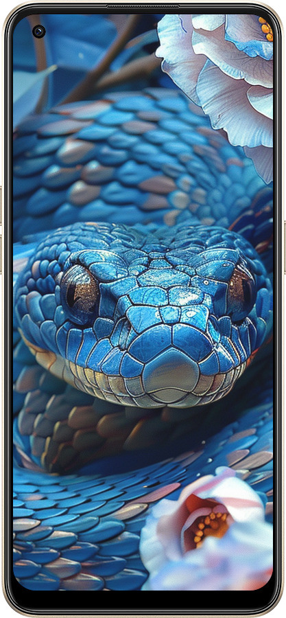 Силиконовый чехол Blue Snake для Oppo Reno8 5G - 6079u-2614 изображение 