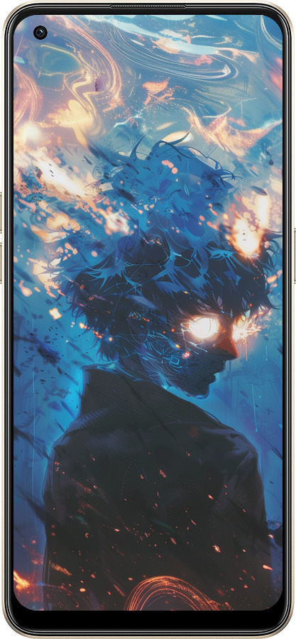 Силіконовий чехол Сатору Годжо для Oppo Reno8 5G - 6129u-2614 изображение 