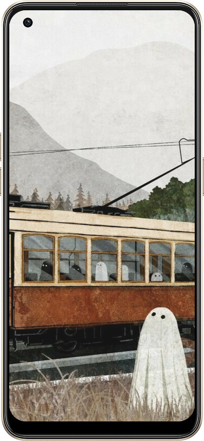 Силиконовый чехол Призрак 2 для Oppo Reno8 5G - 6247u-2614 изображение 