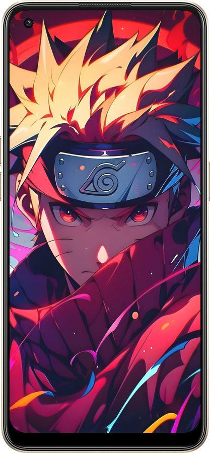 Силиконовый чехол Наруто для Oppo Reno8 5G - 6274u-2614 изображение 