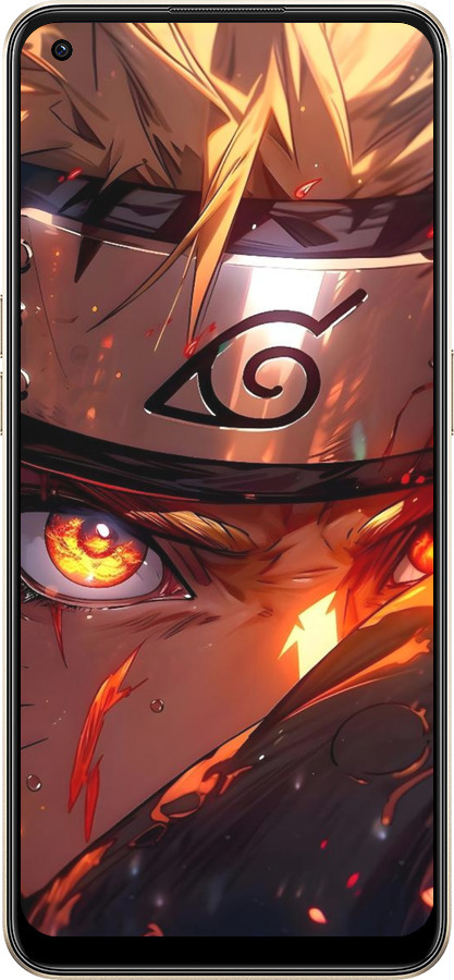 Силиконовый чехол Наруто для Oppo Reno8 5G - 6277u-2614 изображение 