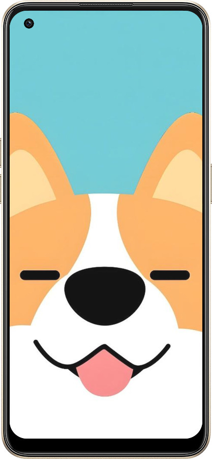 Силіконовий чехол Корги для Oppo Reno8 5G - 6280u-2614 изображение 