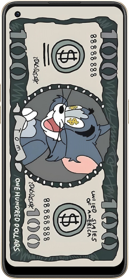 Силиконовый чехол Том и джерри для Oppo Reno8 5G - 6291u-2614 изображение 