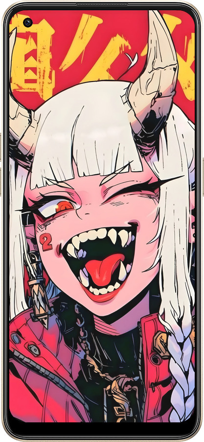 Силіконовий чехол Аніме демон для Oppo Reno8 5G - 6308u-2614 изображение 