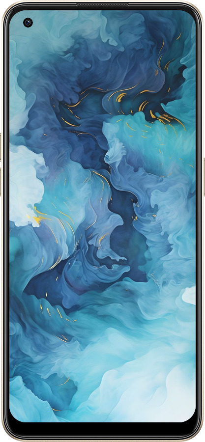 Силіконовий чехол Акварель для Oppo Reno8 5G - 6320u-2614 изображение 