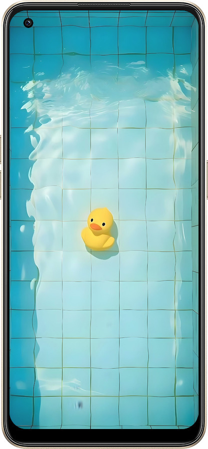 Силіконовий чехол Каченя для Oppo Reno8 5G - 6323u-2614 изображение 