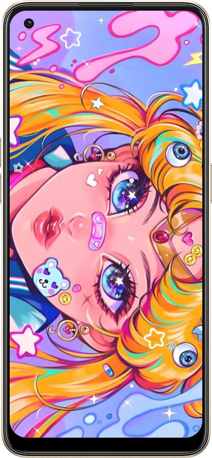 Силиконовый чехол Сейлор Мун 4 для Oppo Reno8 5G - 6353u-2614 изображение 