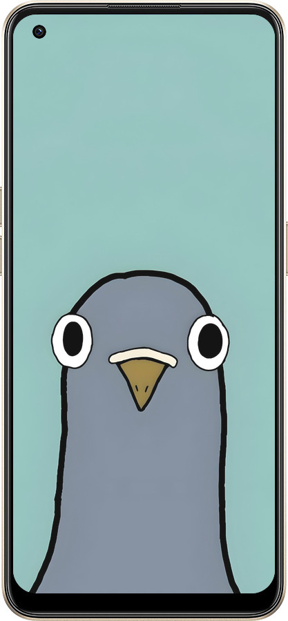 Силиконовый чехол Голубь для Oppo Reno8 5G - 6388u-2614 изображение 