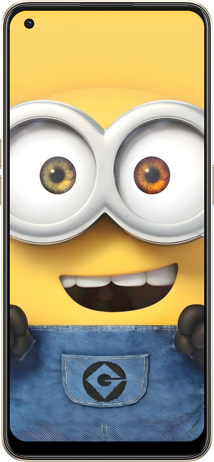 Силіконовий чехол Миньон для Oppo Reno8 5G - 6389u-2614 изображение 