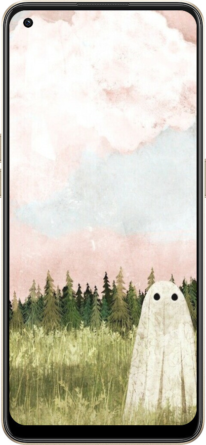 Силіконовий чехол Привид для Oppo Reno8 5G - 6401u-2614 изображение 