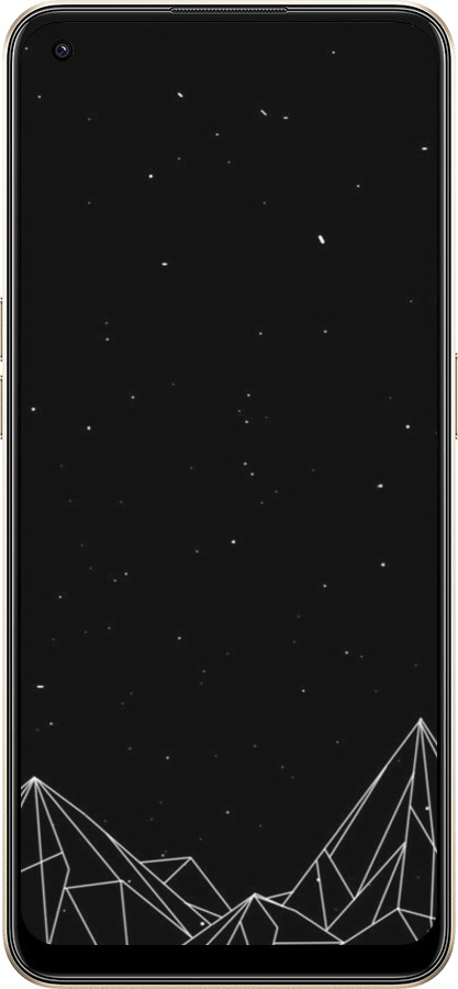 Силіконовий чехол Чорно білі абстрактні гори для Oppo Reno8 5G - 6437u-2614 изображение 