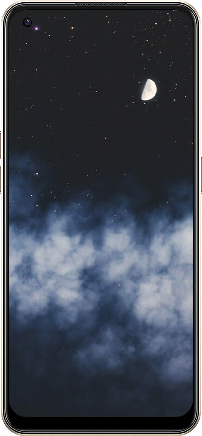 Силиконовый чехол Ночное небо для Oppo Reno8 5G - 6450u-2614 изображение 