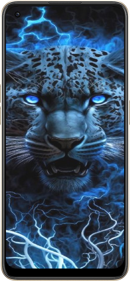 Силиконовый чехол Ледяной леопард для Oppo Reno8 5G - 6460u-2614 изображение 