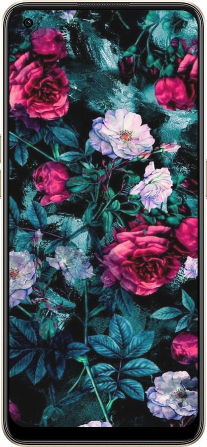 Силіконовий чехол Сад та троянди для Oppo Reno8 5G - 6483u-2614 изображение 