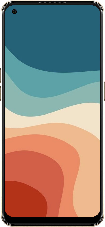 Силіконовий чехол У стилі ретро з хвилями для Oppo Reno8 5G - 6531u-2614 изображение 