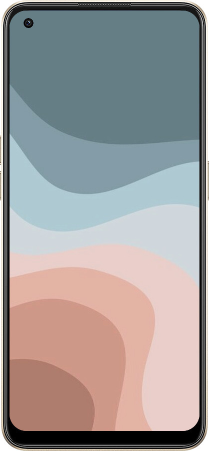 Силиконовый чехол С синими и розовыми волнами в стиле ретро для Oppo Reno8 5G - 6532u-2614 изображение 