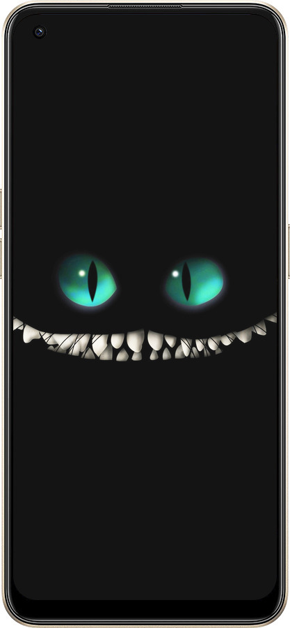 Силиконовый чехол Чеширский кот для Oppo Reno8 5G - 689u-2614 изображение 