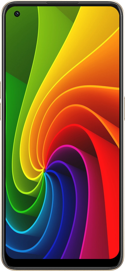 Силиконовый чехол Радужный вихрь для Oppo Reno8 5G - 747u-2614 изображение 