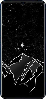 2D пластиковий чехол Мінімалістичний гірський краєвид для Oppo Reno Ace - 6438t-1964 изображение 