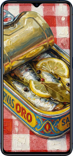 Силіконовий чехол Vintage Sardine Tin Phone для Oppo Reno Ace - 6772u-1964 изображение 