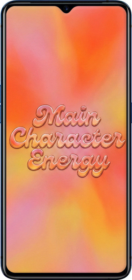 2D пластиковый чехол Aura Gradient Main Character Energy Aesthetic Y2K для Oppo Reno Ace - 6783t-1964 изображение 