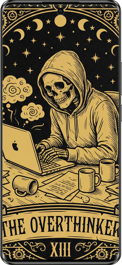 TPU чехол The Overthinker для Oppo Reno10 Pro - 6774b-3109 изображение 