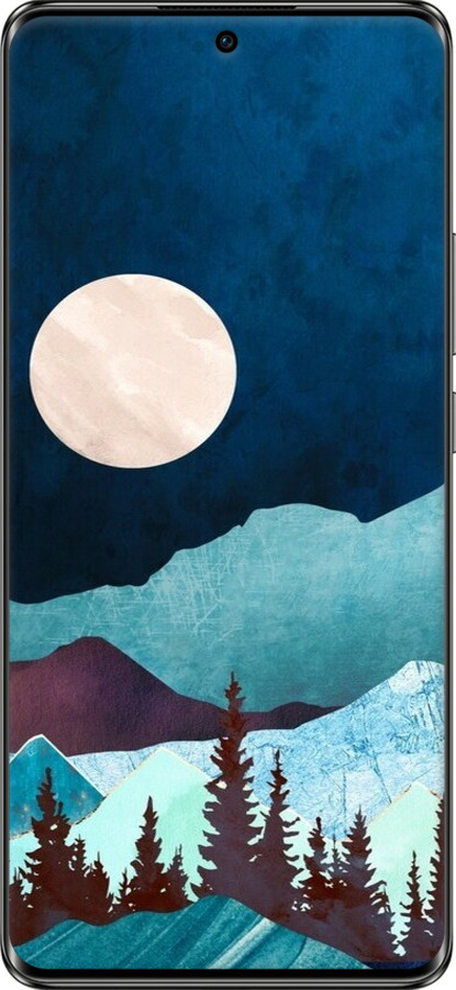 Силіконовий чехол Гірська ідилія нічний краєвид для Oppo Reno10 Pro - 6488u-3109 изображение 