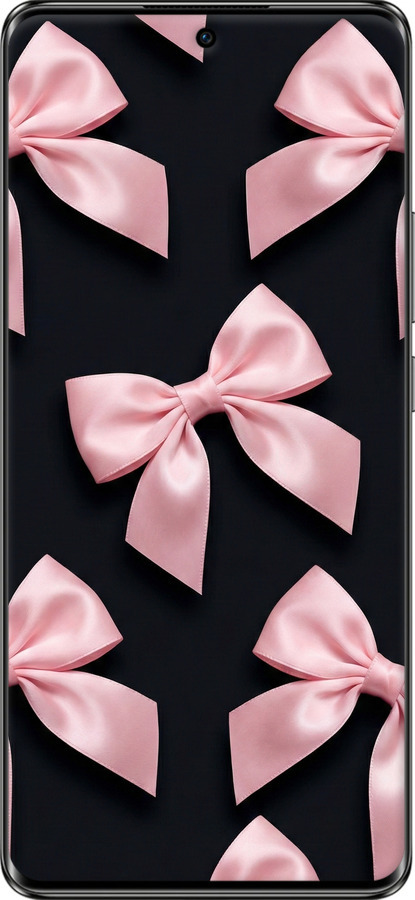 Силиконовый чехол Coquette Ribbons Dark Coquette для Oppo Reno10 Pro - 6767u-3109 изображение 