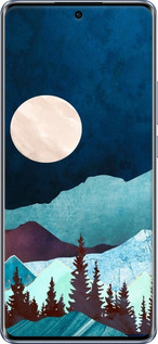 TPU чехол Горная идиллия ночной пейзаж для Oppo Reno10 - 6488b-3107 изображение 