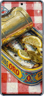 TPU чехол Vintage Sardine Tin Phone для Oppo Reno10 - 6772b-3107 изображение 