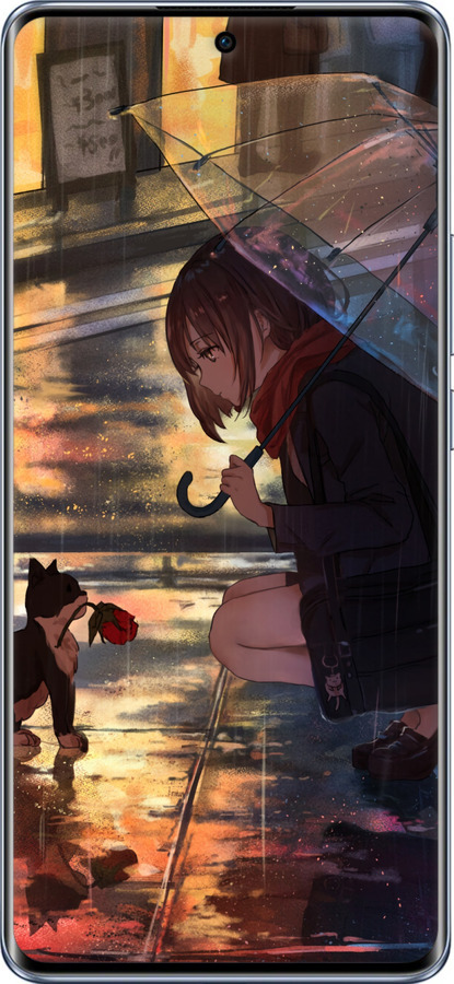 Силиконовый чехол Anime для Oppo Reno10 - 6609u-3107 изображение 